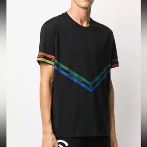 Givenchy Multicoloured Chain Print T-shirt XL